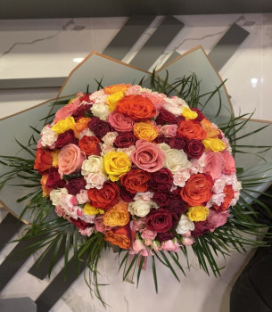 Rengarenk Gül Buketi